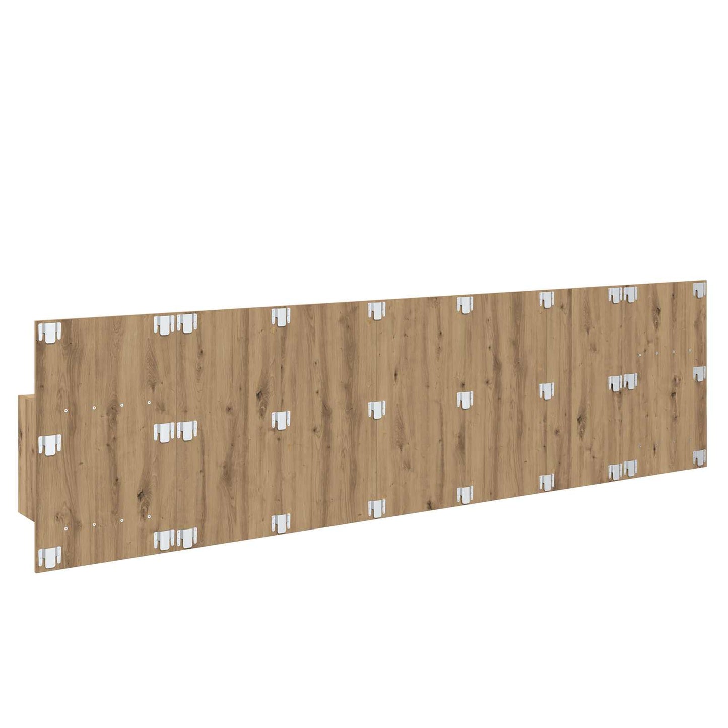 vidaXL Headboard With Cabinet 3 pcs Artisan Oak Engineered Wood