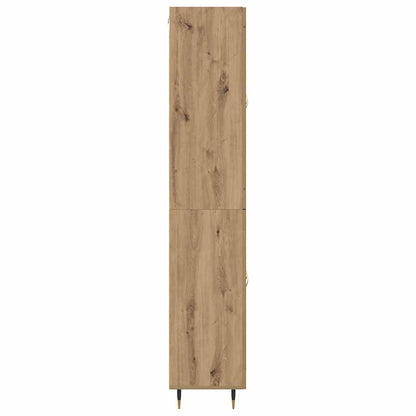 vidaXL Highboard 2 pcs Artisan Oak 69.5 x 34 x 180 cm Engineered Wood