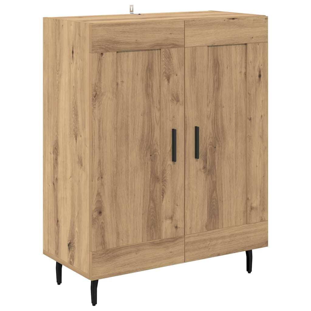 vidaXL Highboard 2 pcs Artisan Oak 69.5 x 34 x 180 cm Engineered Wood