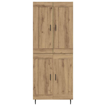vidaXL Highboard 2 pcs Artisan Oak 69.5 x 34 x 180 cm Engineered Wood