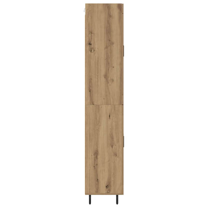 vidaXL Highboard 2 pcs Artisan Oak 69.5 x 34 x 180 cm Engineered Wood