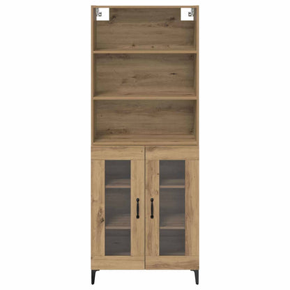 vidaXL Highboard Artisan Oak 69.5 x 34 x 180 cm Engineered Wood
