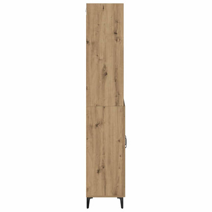vidaXL Highboard Artisan Oak 69.5 x 34 x 180 cm Engineered Wood