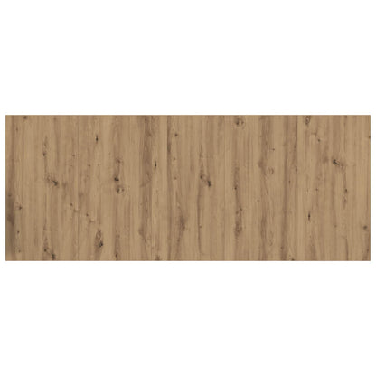 vidaXL Headboard With Cabinet 3 pcs Artisan Oak Engineered Wood