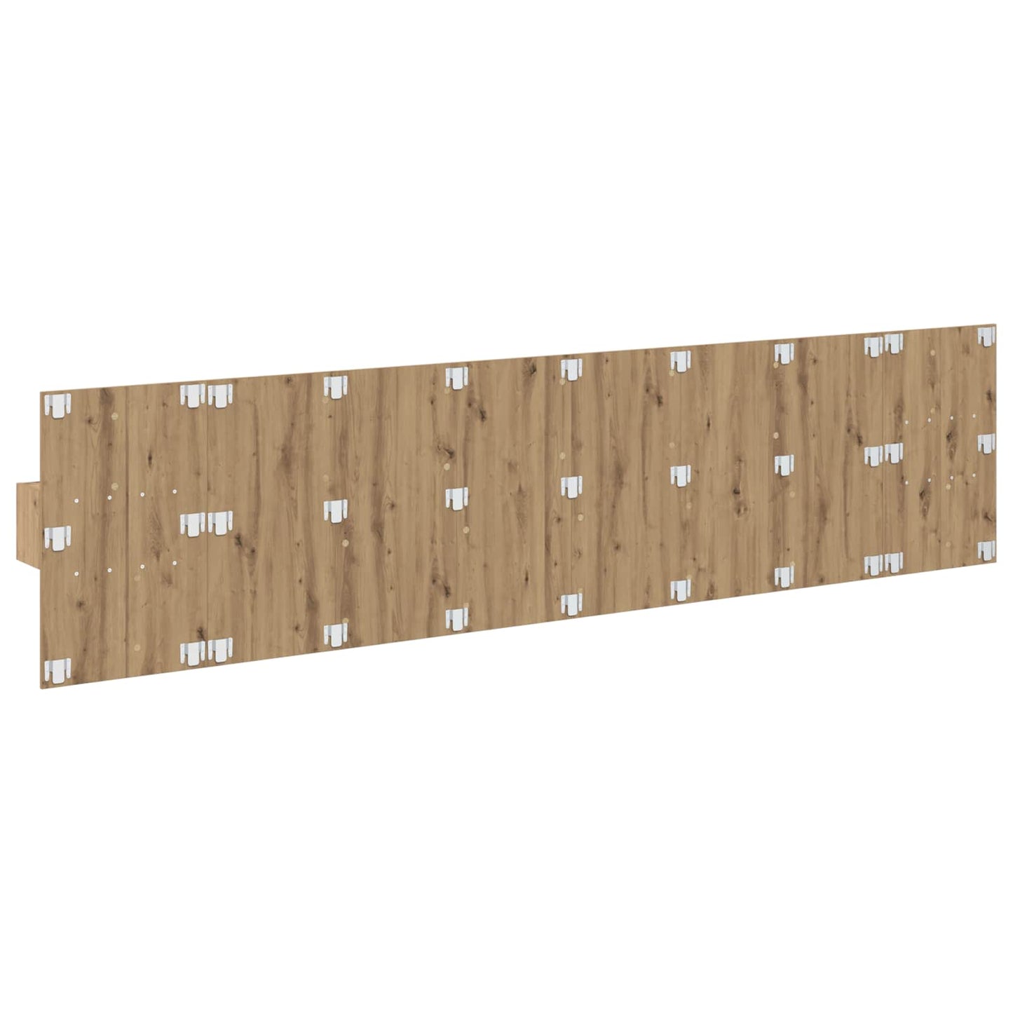 vidaXL Headboard With Cabinet 3 pcs Artisan Oak Engineered Wood