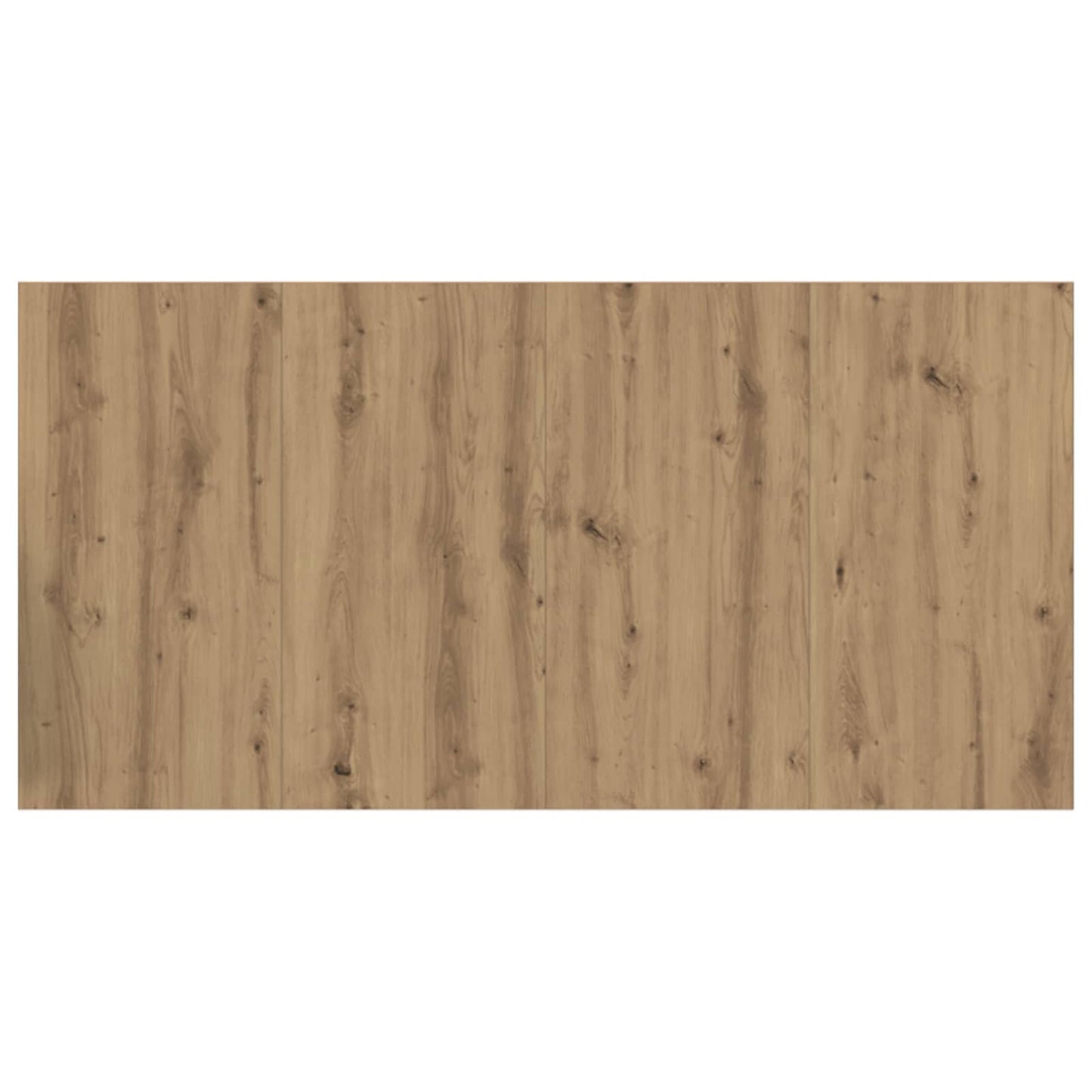 vidaXL Headboard With Cabinet 3 pcs Artisan Oak Engineered Wood