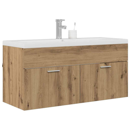 vidaXL Bathroom Cabinet Artisan Oak 100 x 38.5 x 46 cm Engineered Wood