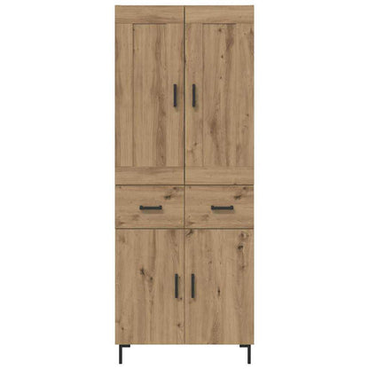 vidaXL Highboard 2 pcs Artisan Oak 69.5 x 34 x 180 cm Engineered Wood