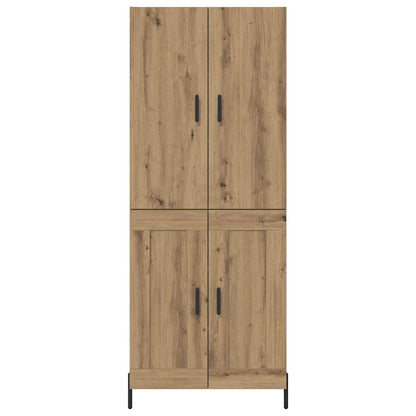 vidaXL Highboard Artisan Oak 69.5 x 34 x 180 cm Engineered Wood