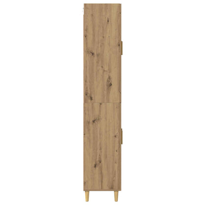 vidaXL Highboard Artisan Oak 69.5 x 34 x 180 cm Engineered Wood