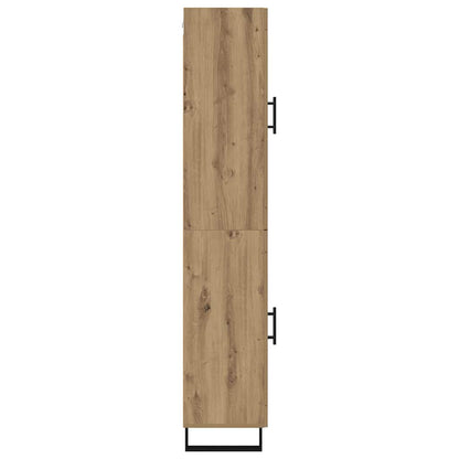 vidaXL Highboard Artisan Oak 34.5 x 34 x 180 cm Engineered Wood