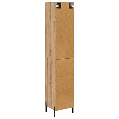 vidaXL Highboard Artisan Oak 34.5 x 34 x 180 cm Engineered Wood