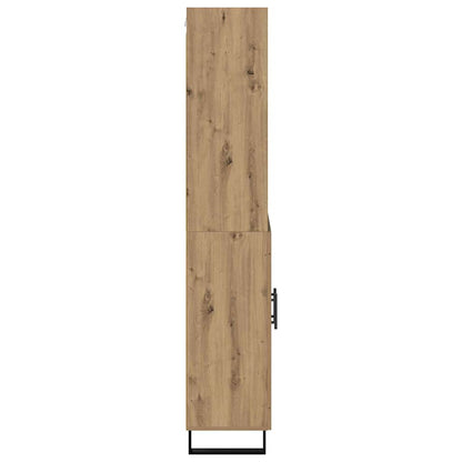 vidaXL Highboard 2 pcs Artisan Oak Engineered Wood