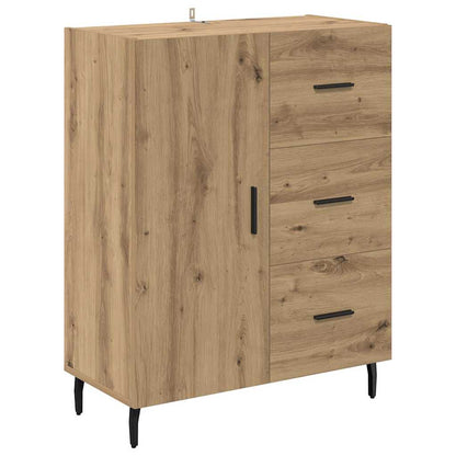 vidaXL Highboard 2 pcs Artisan Oak 69.5 x 34 x 180 cm Engineered Wood