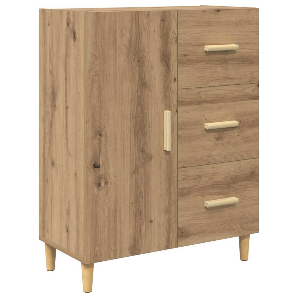 vidaXL Highboard Artisan Oak 69.5 x 34 x 180 cm Engineered Wood