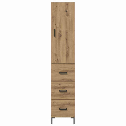 vidaXL Highboard Artisan Oak 69.5 x 34 x 180 cm Engineered Wood