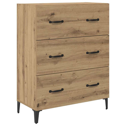 vidaXL Highboard Artisan Oak 69.5 x 34 x 180 cm Engineered Wood