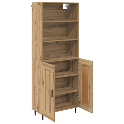 vidaXL Highboard Artisan Oak 69.5 x 34 x 180 cm