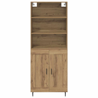 vidaXL Highboard Artisan Oak 69.5 x 34 x 180 cm