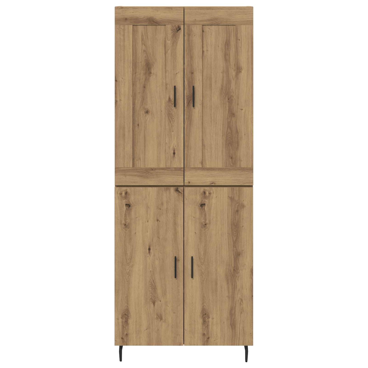 vidaXL Highboard 2 pcs Artisan Oak 69.5 x 34 x 180 cm Engineered Wood