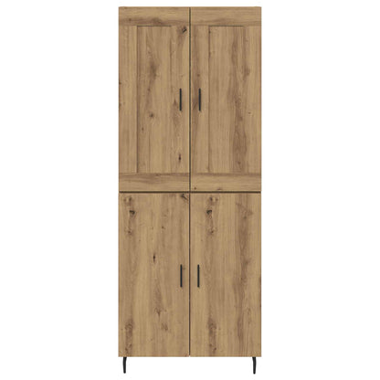 vidaXL Highboard 2 pcs Artisan Oak 69.5 x 34 x 180 cm Engineered Wood