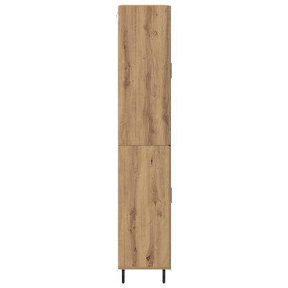 vidaXL Highboard 2 pcs Artisan Oak 69.5 x 34 x 180 cm Engineered Wood