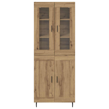 vidaXL Highboard 2 pcs Artisan Oak Engineered Wood