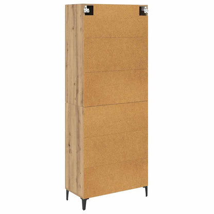 vidaXL Highboard Artisan Oak 69.5 x 34 x 180 cm Engineered Wood