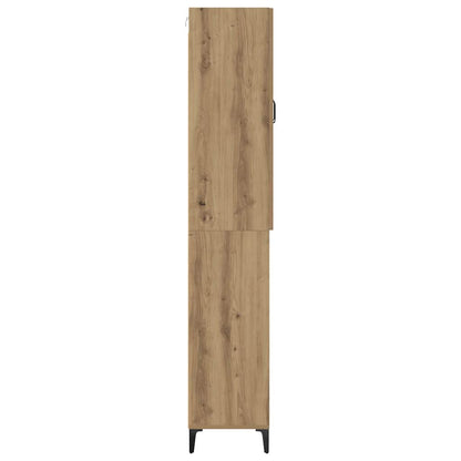 vidaXL Highboard Artisan Oak 69.5 x 34 x 180 cm Engineered Wood