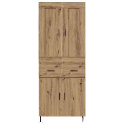 vidaXL Highboard 2 pcs Artisan Oak 69.5 x 34 x 180 cm Engineered Wood
