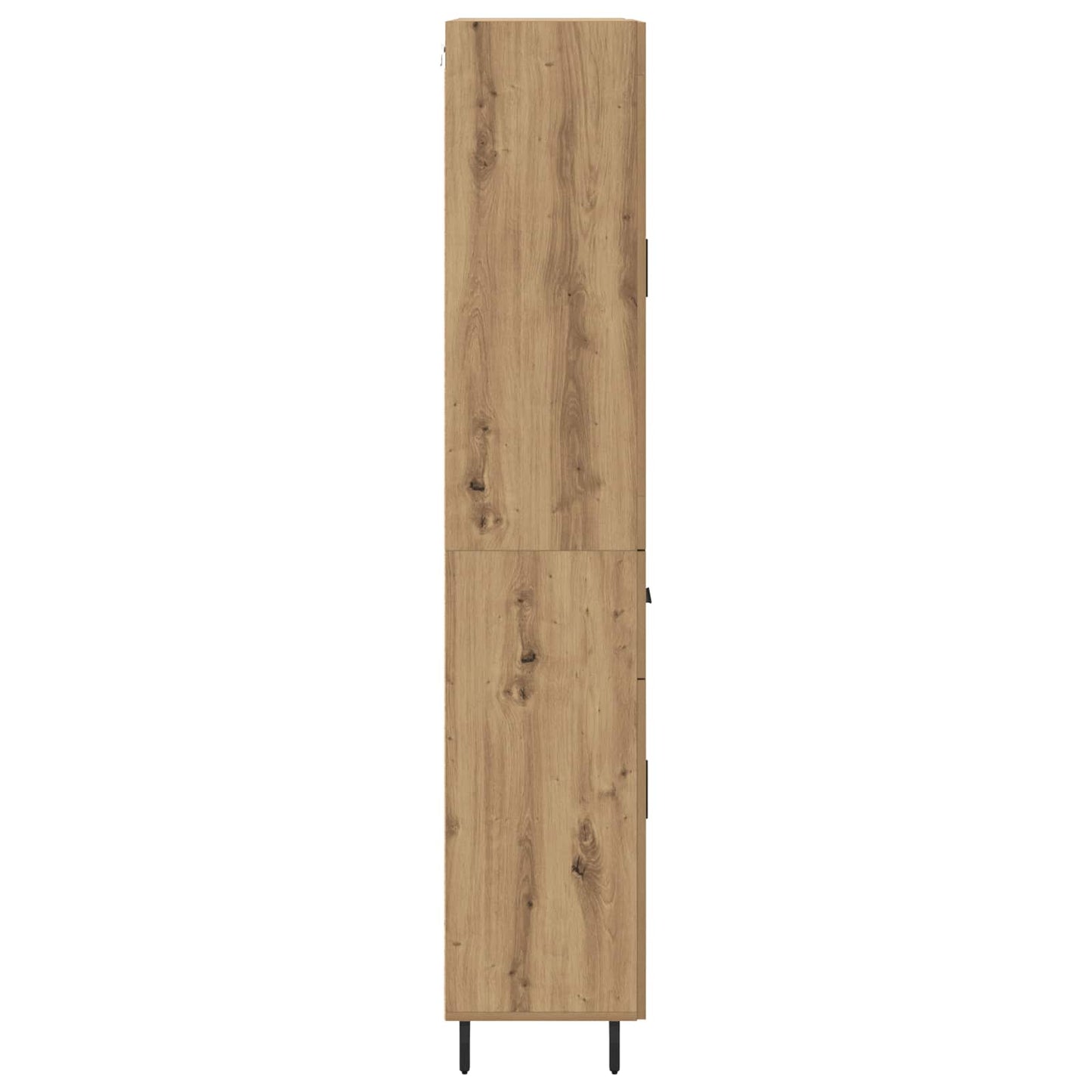 vidaXL Highboard with Drawer 2 pcs Artisan Oak Engineered Wood