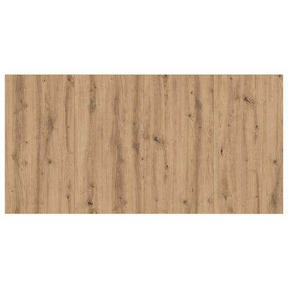 vidaXL Headboard With Cabinet 3 pcs Artisan Oak Engineered Wood