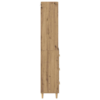 vidaXL Highboard Artisan Oak 69.5 x 32.5 x 180 cm Engineered Wood