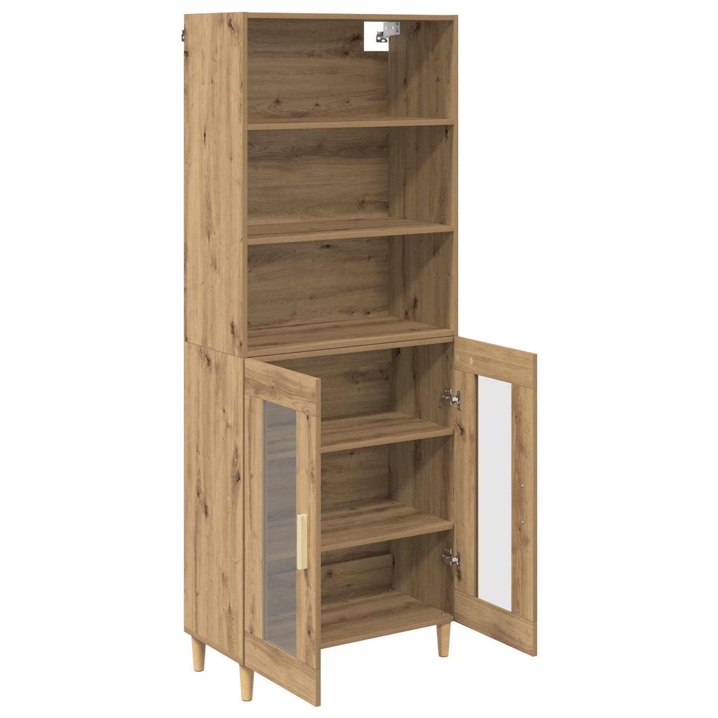 vidaXL Highboard Artisan Oak 69.5 x 32.5 x 180 cm Engineered Wood