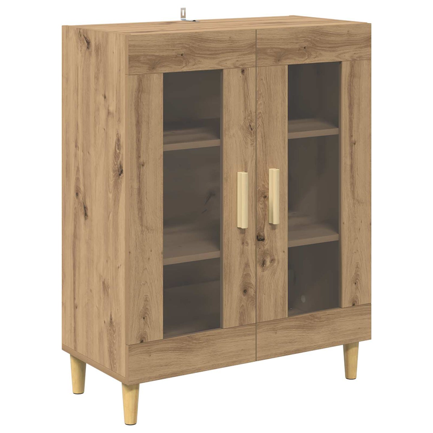 vidaXL Highboard Artisan Oak 69.5 x 32.5 x 180 cm Engineered Wood