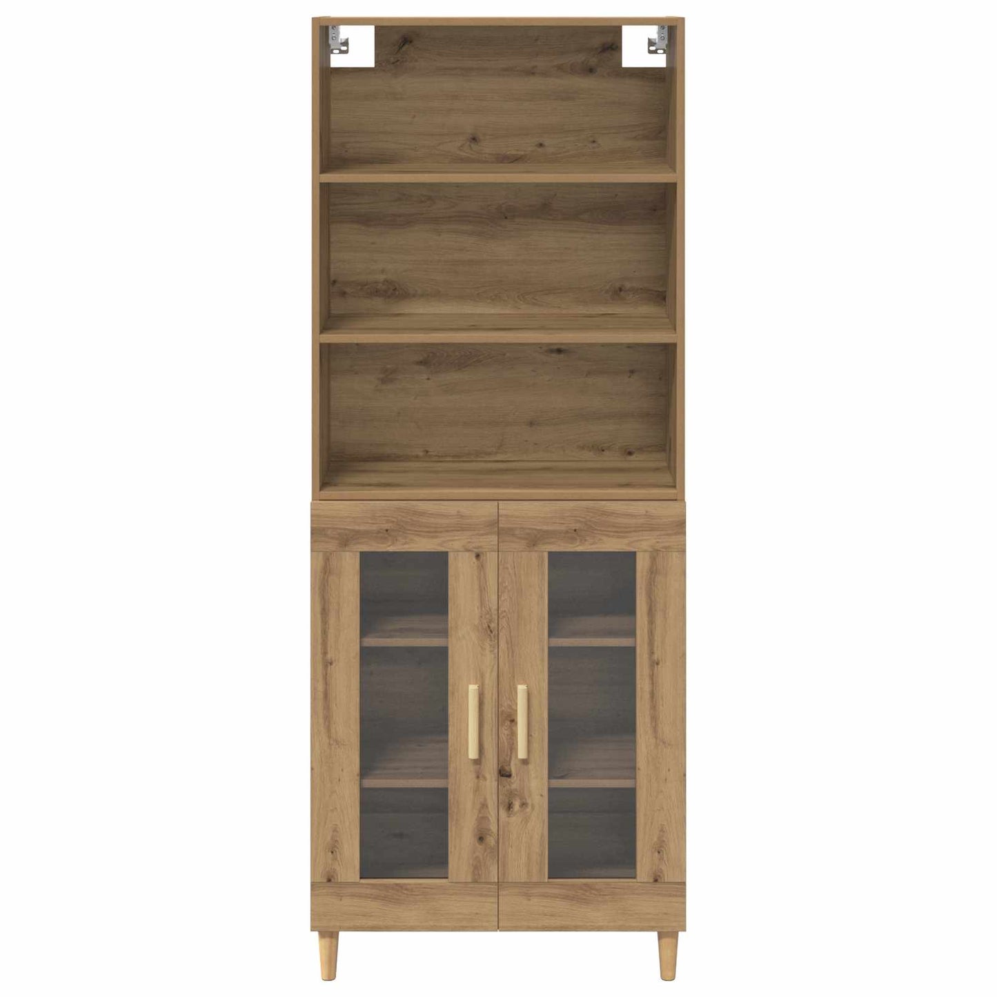 vidaXL Highboard Artisan Oak 69.5 x 32.5 x 180 cm Engineered Wood
