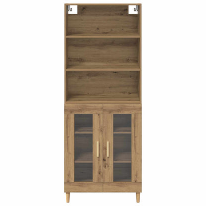 vidaXL Highboard Artisan Oak 69.5 x 32.5 x 180 cm Engineered Wood