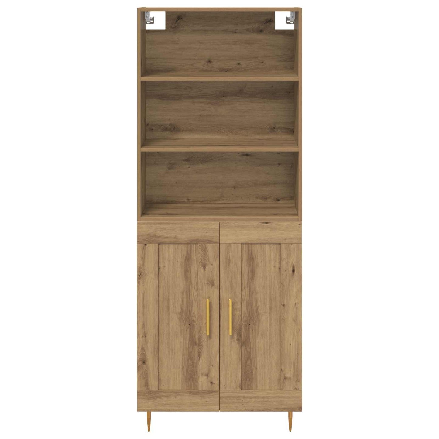 vidaXL Highboard Artisan Oak 69.5 x 34 x 180 cm Engineered Wood