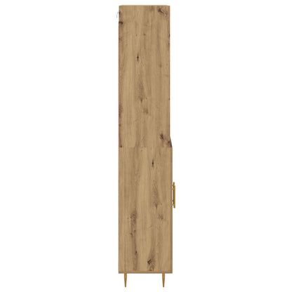 vidaXL Highboard Artisan Oak 69.5 x 34 x 180 cm Engineered Wood