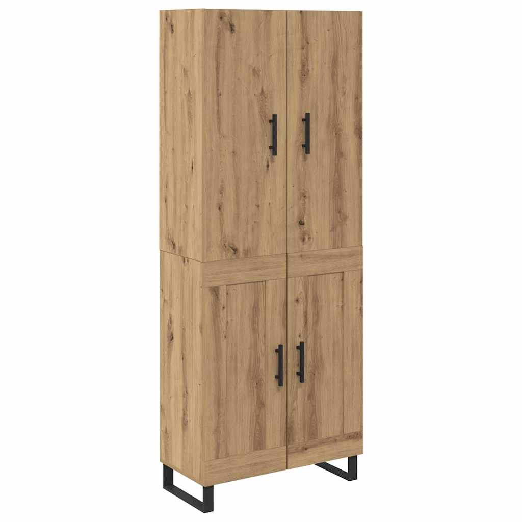 vidaXL Highboard 2 pcs Artisan Oak 69.5 x 34 x 180 cm
