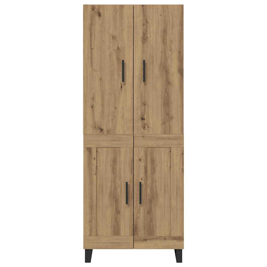 vidaXL Highboard 2 pcs Artisan Oak 69.5 x 34 x 180 cm