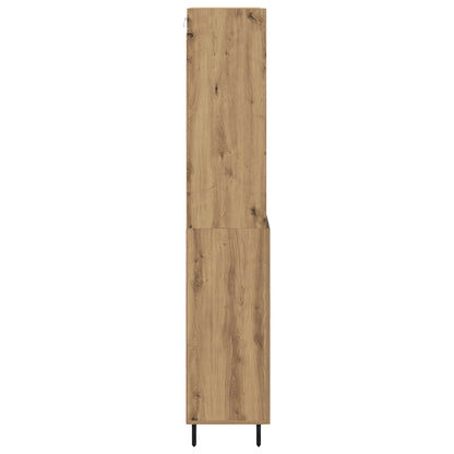 vidaXL Highboard with Drawer Artisan Oak 69.5 x 34 x 180 cm