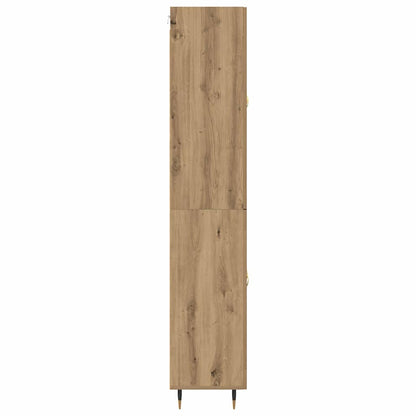 vidaXL Highboard Artisan Oak 69.5 x 34 x 180 cm Engineered Wood
