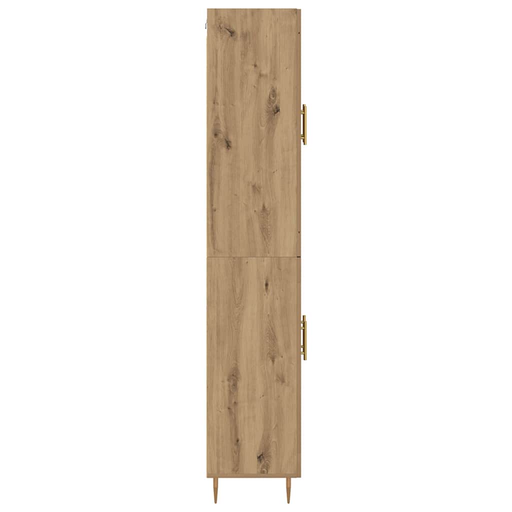 vidaXL Highboard 2 pcs Artisan Oak Engineered Wood