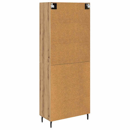 vidaXL Highboard 2 pcs Artisan Oak 69.5 x 34 x 180 cm Engineered Wood