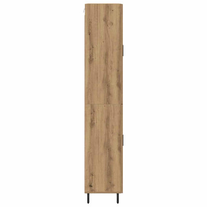 vidaXL Highboard 2 pcs Artisan Oak 69.5 x 34 x 180 cm Engineered Wood