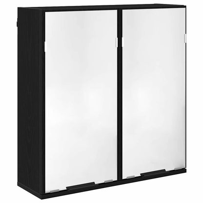vidaXL Bathroom Cabinet Set 3 pcs Black Oak Engineered Wood