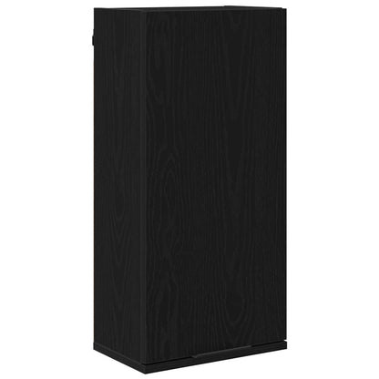 vidaXL Bathroom Furniture Set 5 pcs Black Oak Engineered Wood