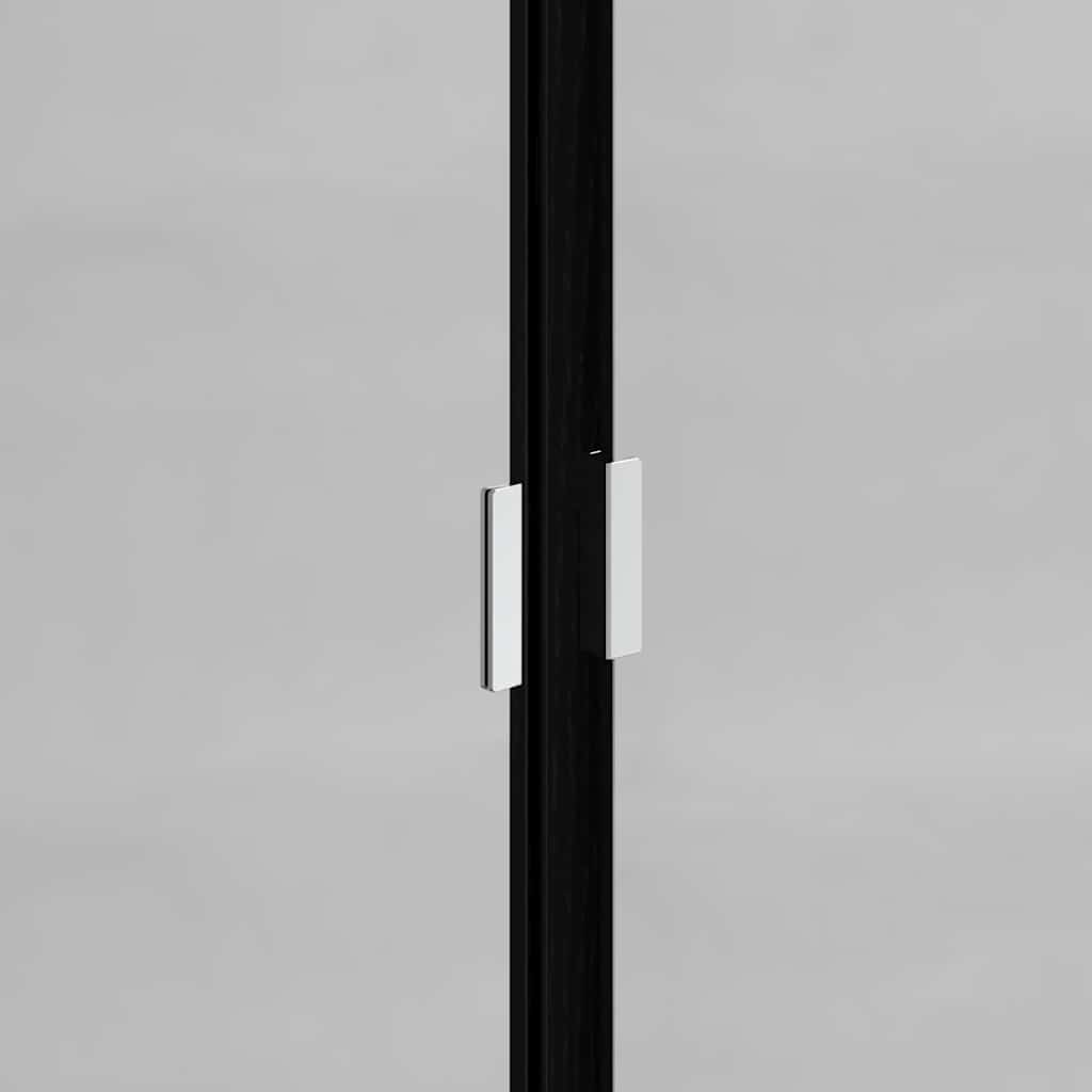 vidaXL Bathroom Cabinet Set with Shelf 2 pcs Black Oak Engineered Wood