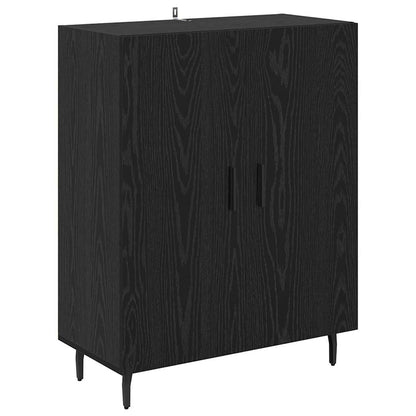 vidaXL Highboard Black Oak 69.5 x 34 x 180 cm